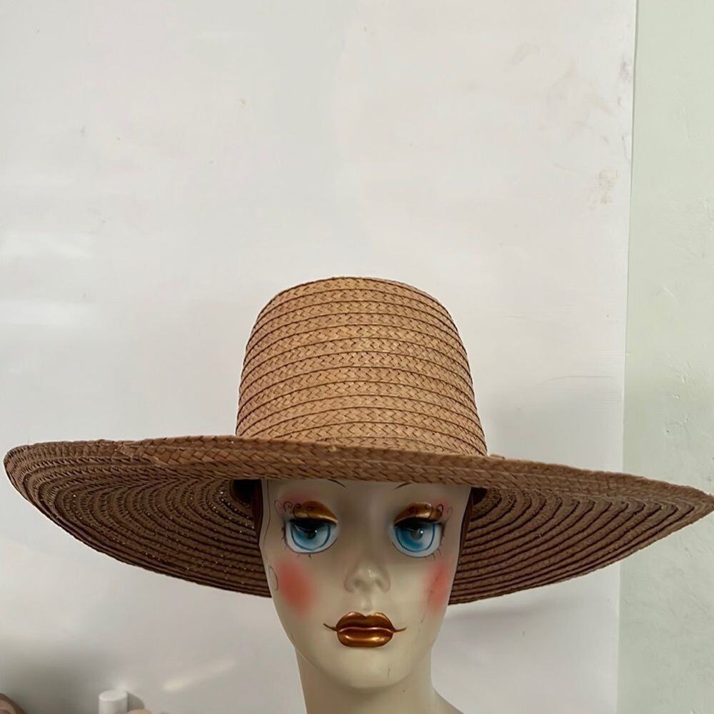 I.‎ J HERMAN WIDE BRIM STRAW HAT